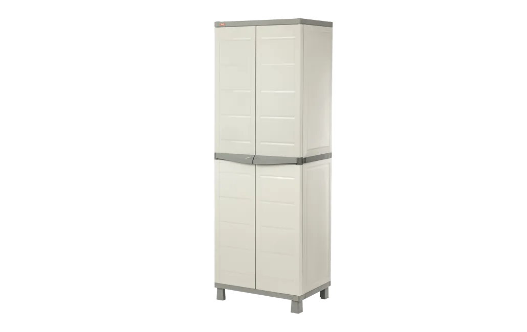 Gabinete de Almacenamiento Keter Basic Utility Matrix Gris Claro