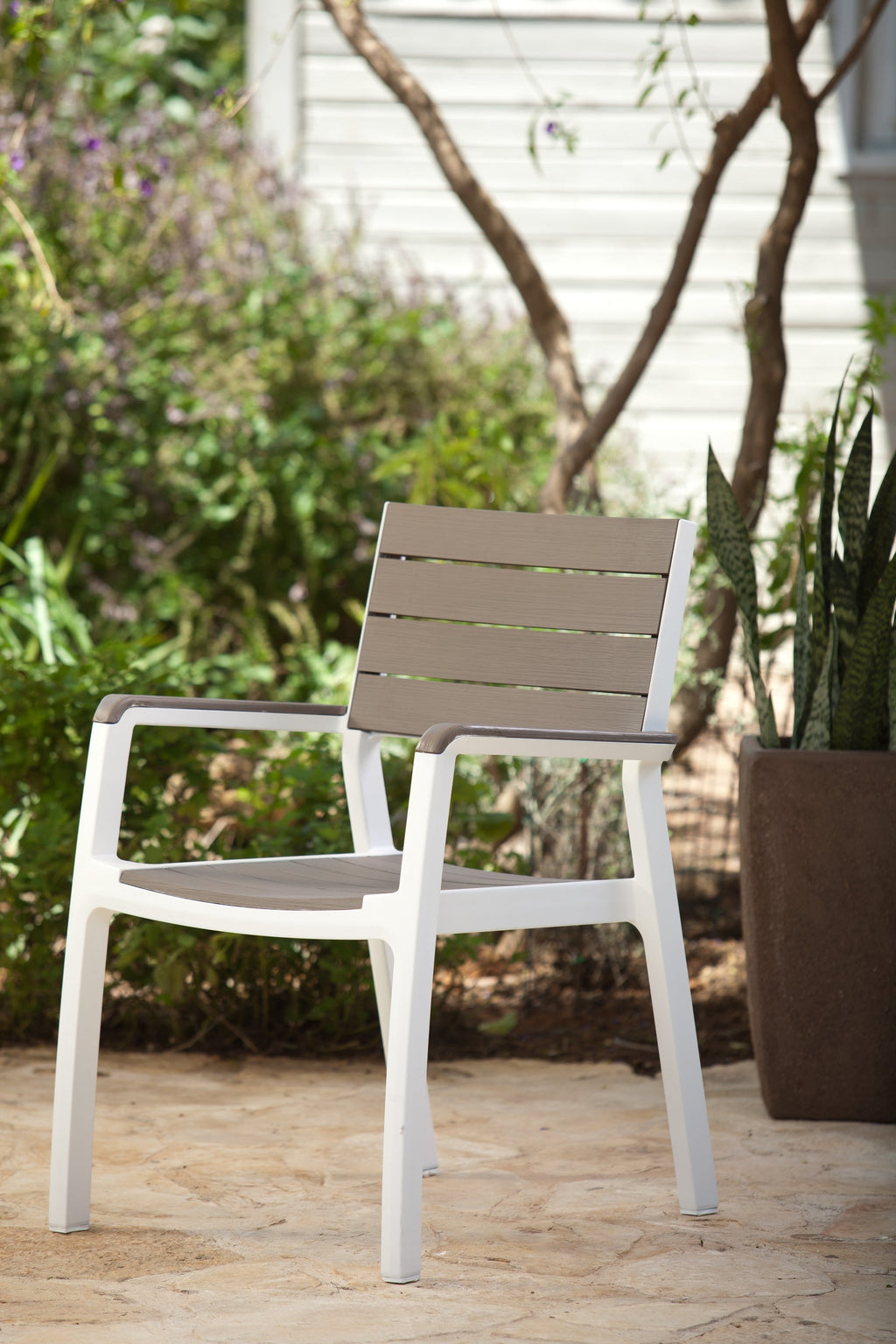 Silla de Jardin Harmony con Apoyabrazos Cappuccino