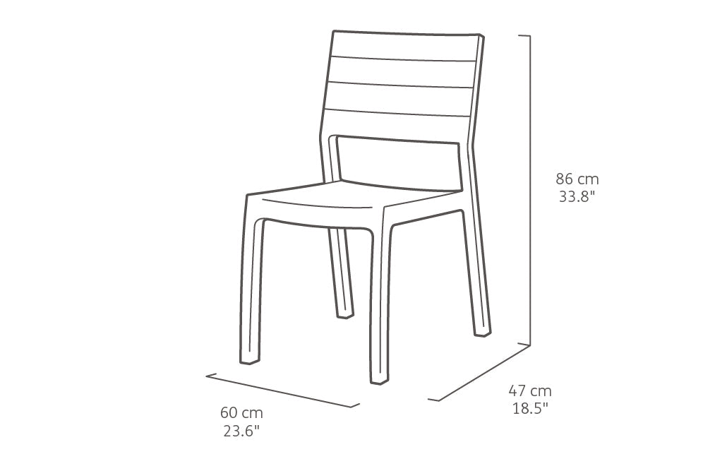 Silla de Jardin Harmony Cappuccino