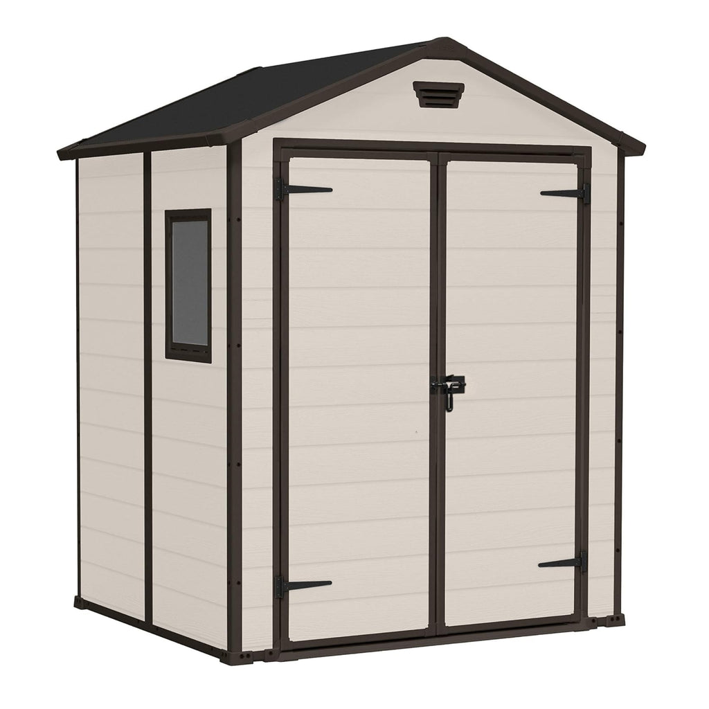 Cobertizo Exterior Manor 6x5 Beige