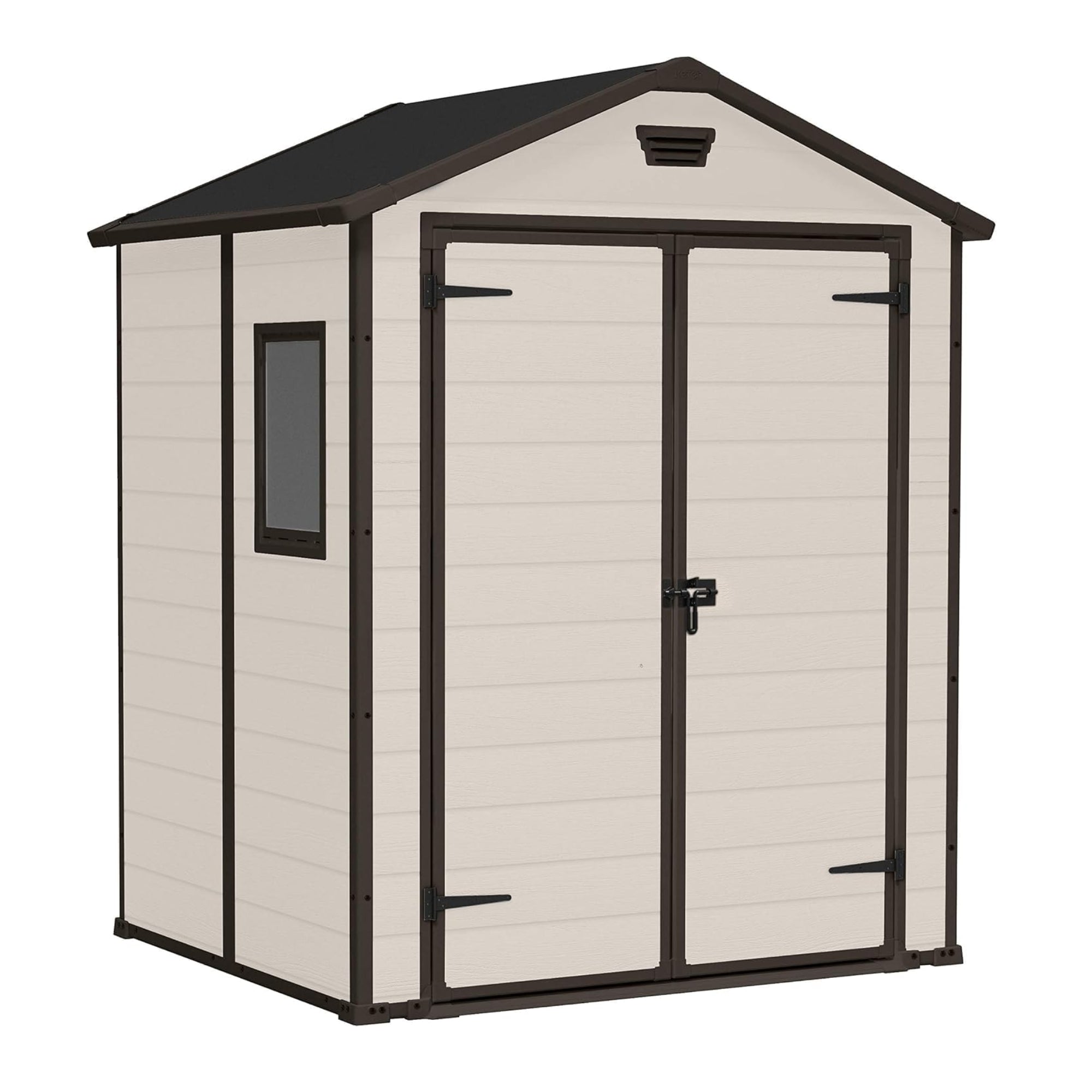 Cobertizo Exterior Manor 6x5 Beige