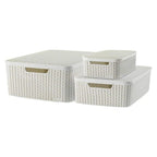 Set Canastas Style L-M-S Blanco