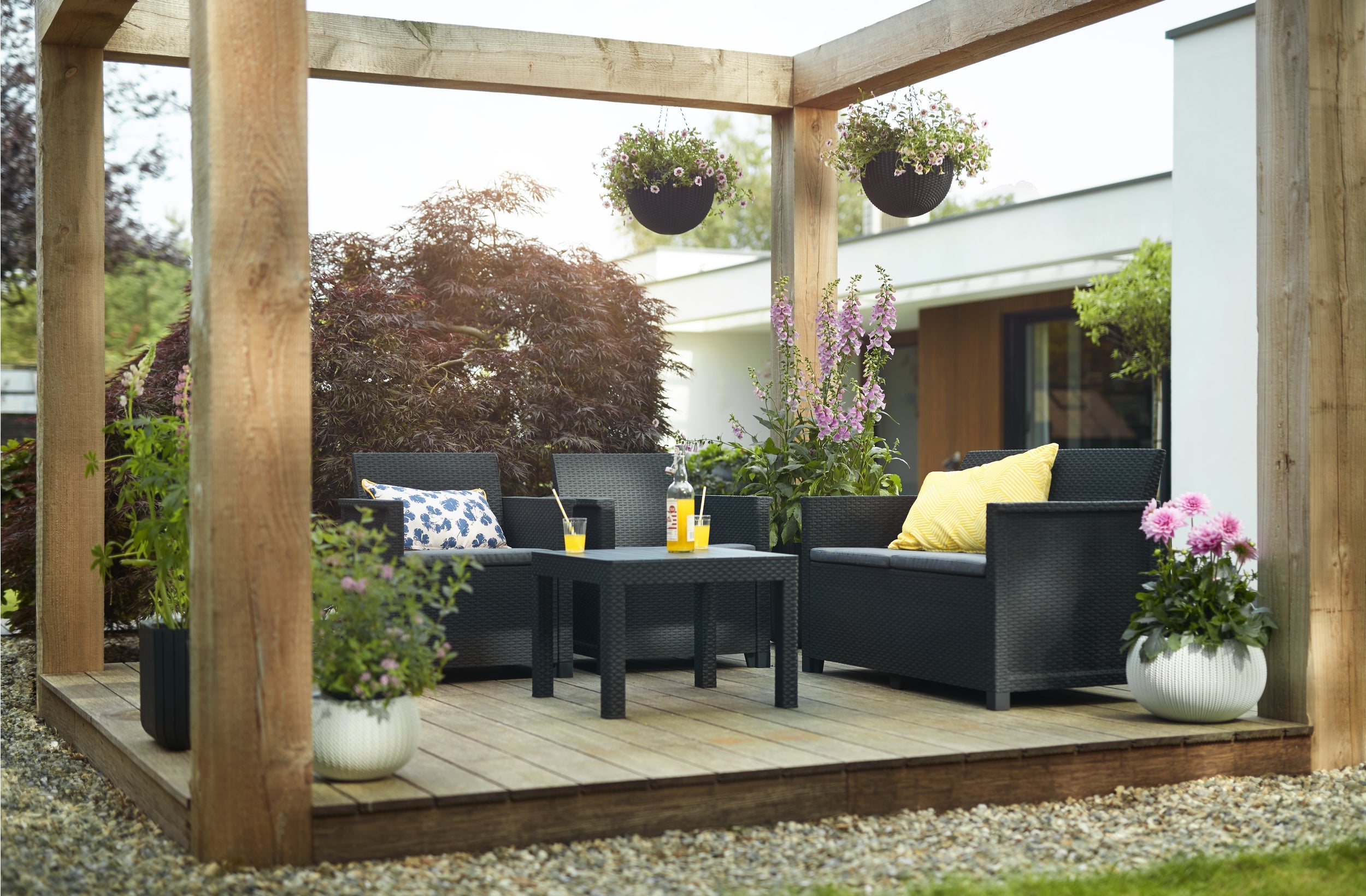 Sala de Jardin Emma 4 Personas