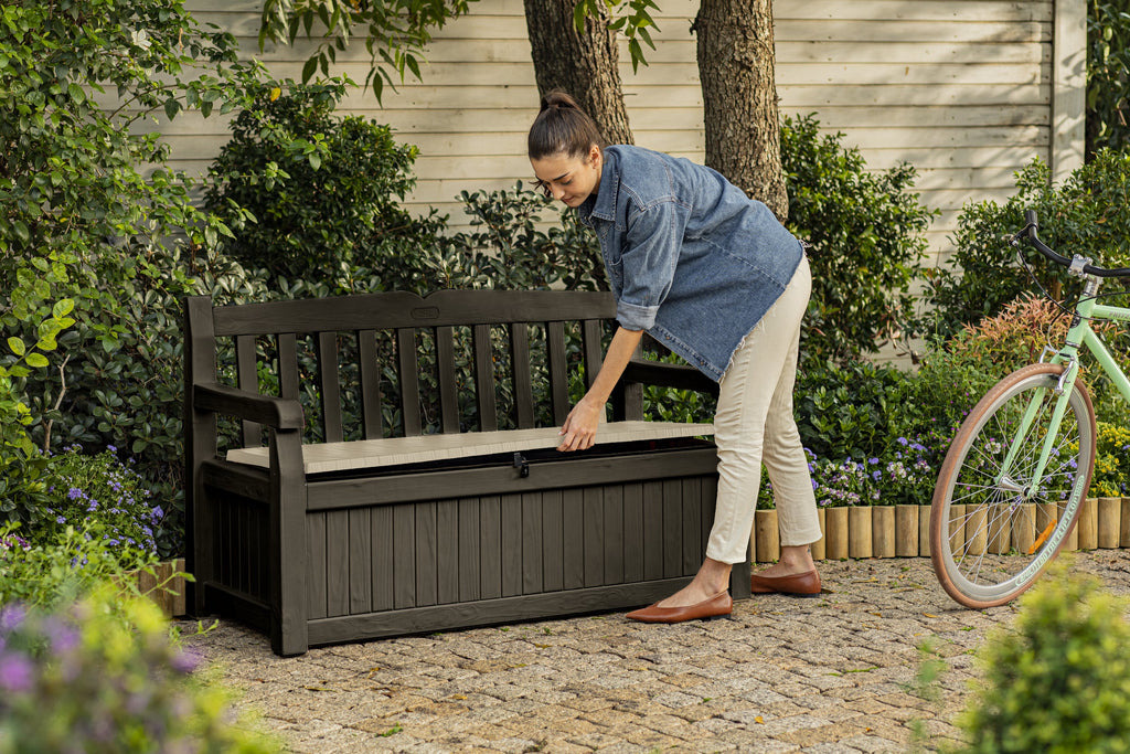 Banco de Jardin con Almacenamiento Eden