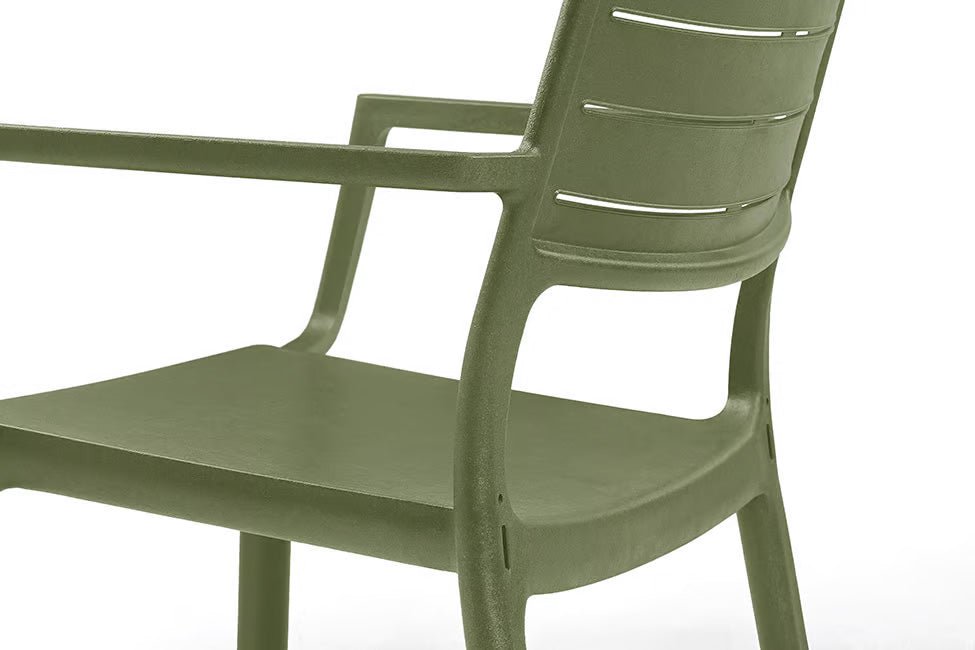 Silla Metaline Verde detalle