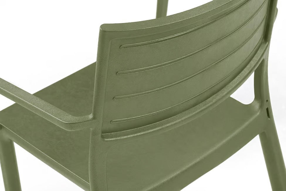 Silla Metaline Verde detalle