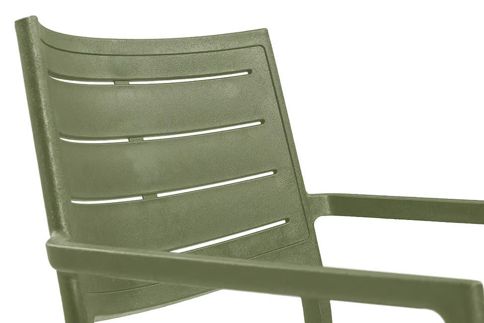 Silla Metaline Verde detalle