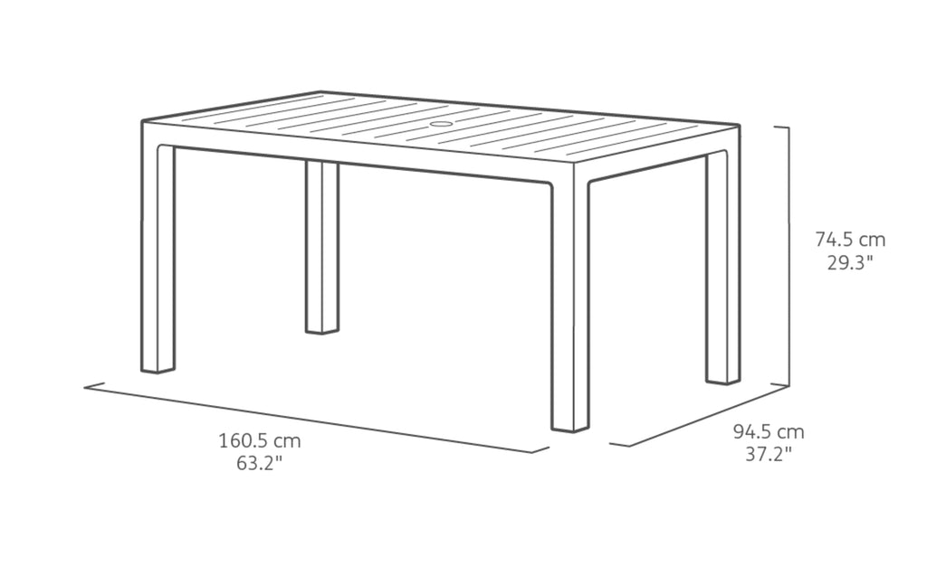 Mesa Exterior y Jardin Melody