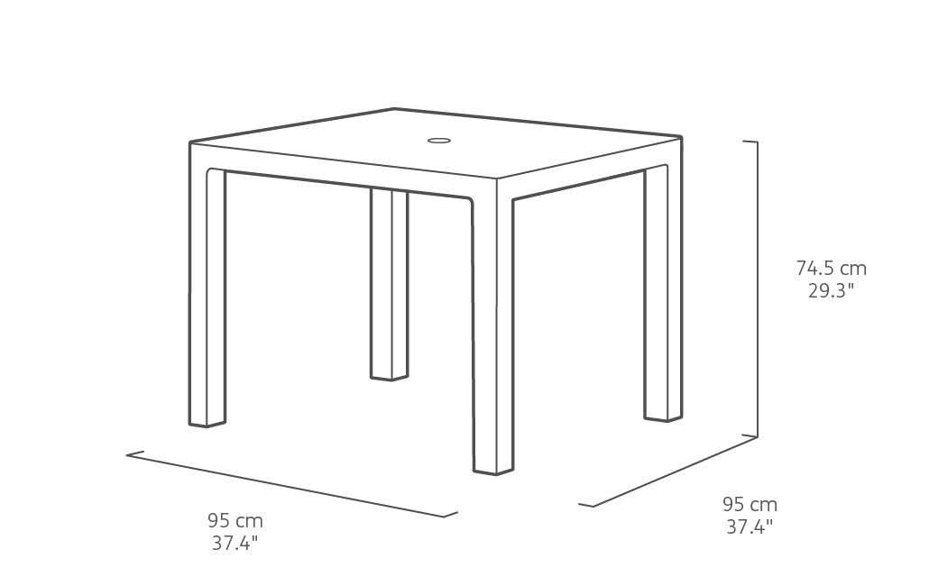 Mesa de Jardin y Exterior Quartet