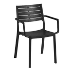 Silla Metaline Negro detalle