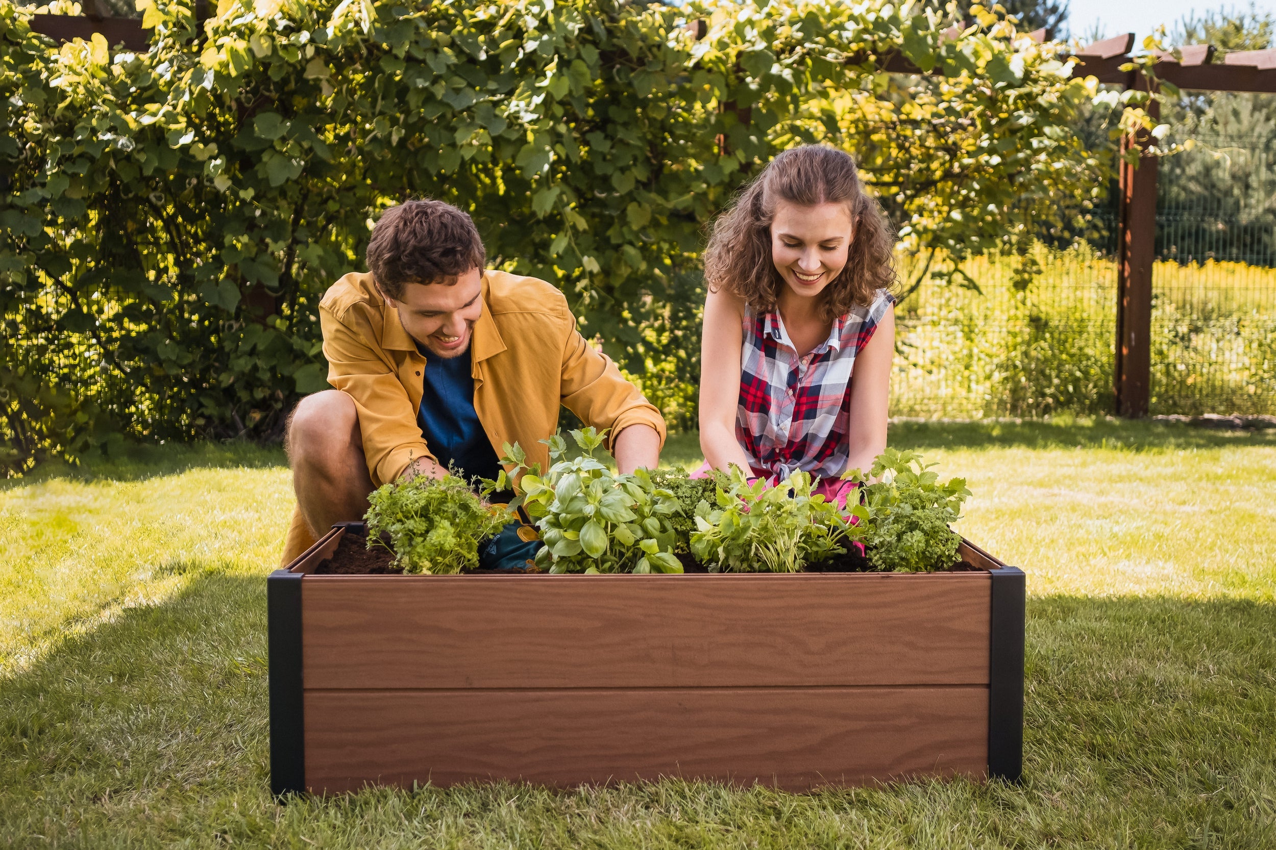 Cama de Jardin Maple Square Maceta